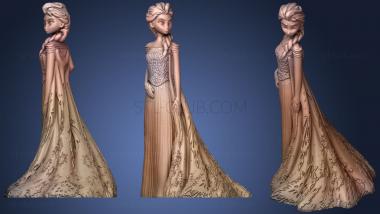 3D модель Эльза из Frozen (STL)